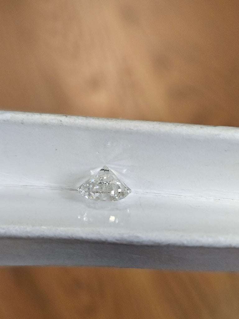 GIA 1.00 CT Round Diamond, H, SI2 (-65)