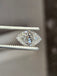 GIA 0.97 CT Marquise Diamond, F, I1