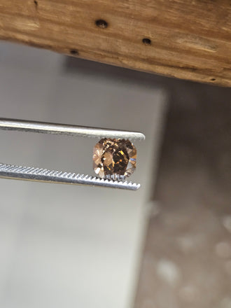 1.00 CT Radiant Cut Natural Diamond, Fancy Like Brown, VS2