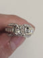 1.04 CT Natural Princess Cut Diamond Ring EGL VS1, H, 9.15 Grams 14k Gold
