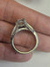 1.04 CT Natural Princess Cut Diamond Ring EGL VS1, H, 9.15 Grams 14k Gold