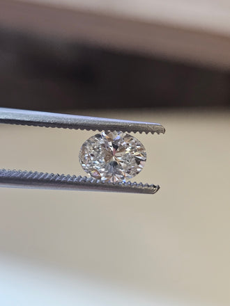 GIA 1.02 CT Oval Brilliant Natural, I, SI1 -60