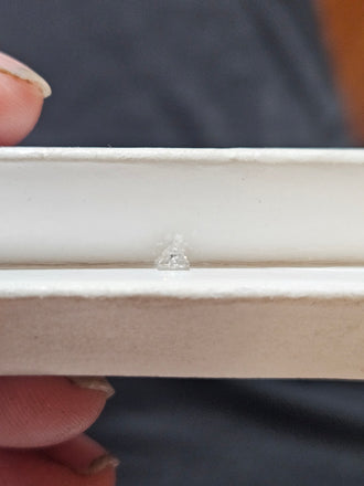 .22 CT Natural Princess Cut F-G imperfect