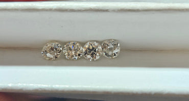 .94 TCW Old European Parcel G-I SI+ (4) Stones