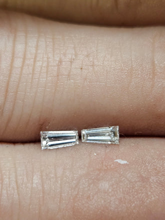 0.36 TCW Baguette Parcel F-G SI+AVG .18 ( 2 stones)