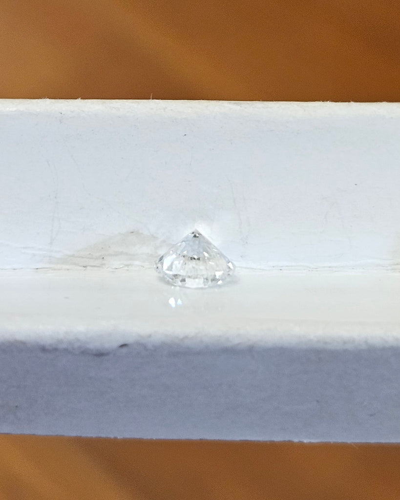 GIA 0.72 CT Round Diamond, H, I2 -65