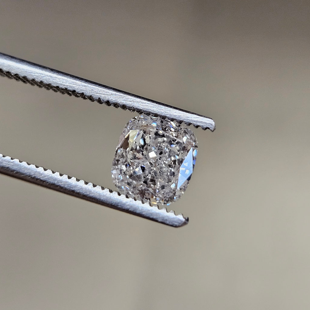 GIA 1.05 CT Cushion Modified Diamond, F, I1 -71