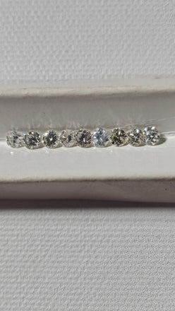 2.39 TCW Natural RB 1/4 CT Parcel SI1-I2 (9 stones) AVG .26  241PPC