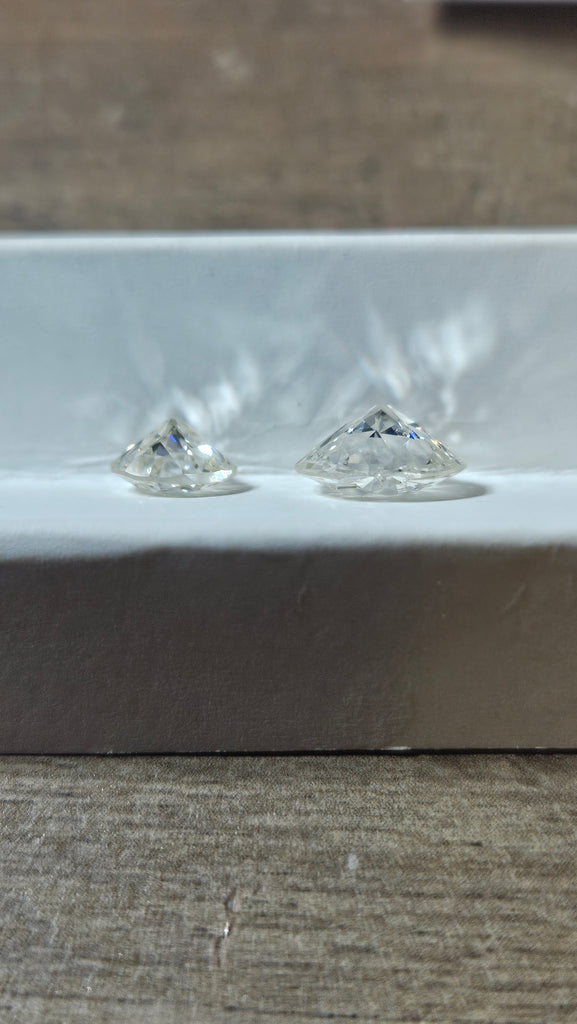 2 Natural Old European Diamonds I-K SI2-VS 2.76 TCW