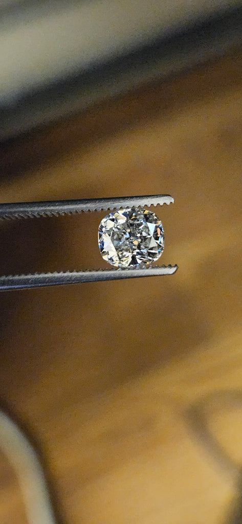GIA 1.23 CT Natural Cushion Modified Cut Diamond H SI1 -70