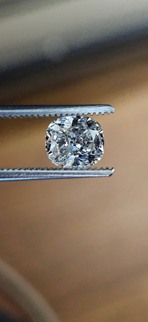 GIA 1.23 CT Natural Cushion Modified Cut Diamond H SI1 -70