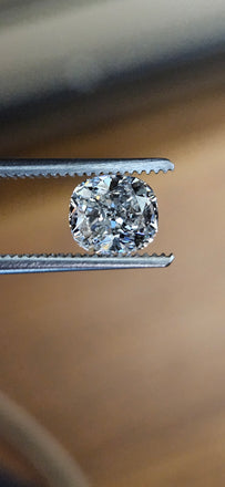 GIA 1.23 CT Natural Cushion Modified Cut Diamond H SI1 -70