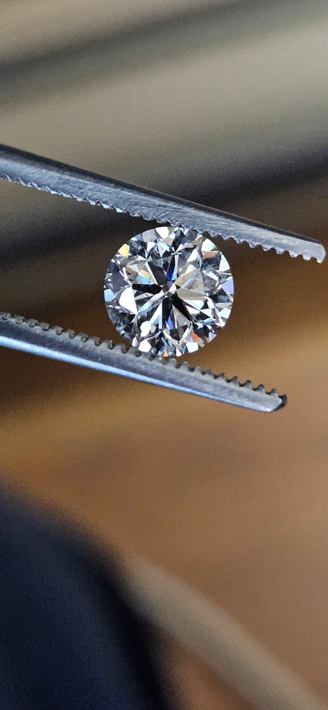 GIA 1.00 CT Natural Round Diamond H I1 -68
