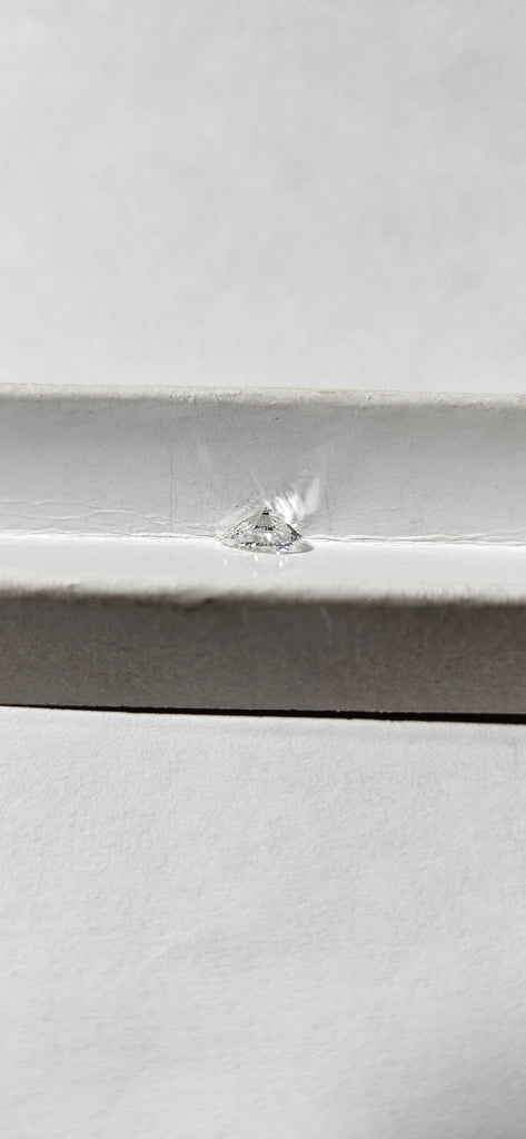 GIA 0.72 CT Natural Pear Diamond, E, SI2 -67