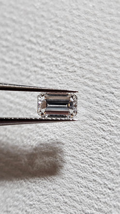 0.63 CT Natural Emerald Cut F-H VS2