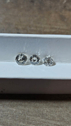 1.05 TCW Natural Old european Cut Parcel AVG .35 CT 1/3rds SI2-I1