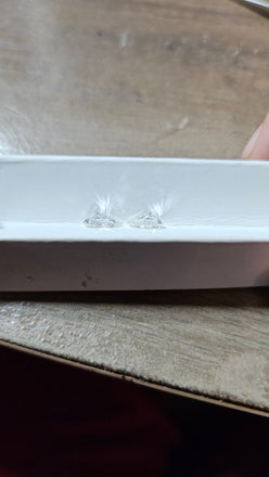 1.23CTW Natural Pear Shaped Diamond Match F-G I1