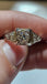 .50 CTTW Natural Antique Diamond Ring 14K White gold
