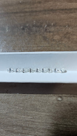 1.23 TCW Natural Oval Parcel White VS-SI AVG .13