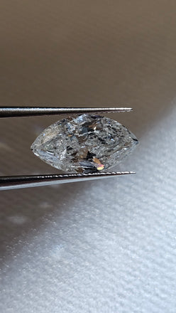 3.02 CT Natural Marquise Cut Diamond H-I I2-I3
