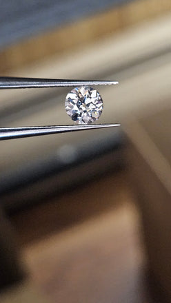 0.60 CT Natural Old European Cut H-I VS