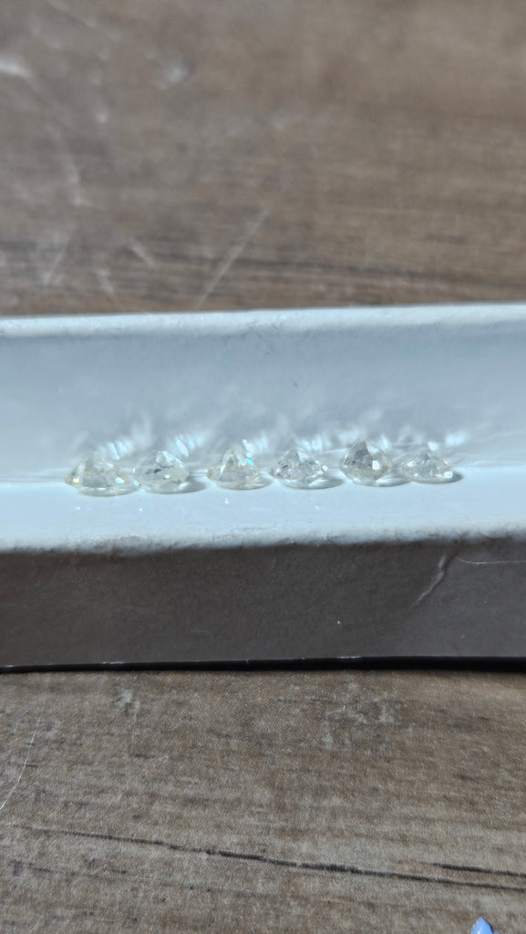 6 Old European Cut Natural Lot 2.13 TCW AVG.35CT SI1-I2