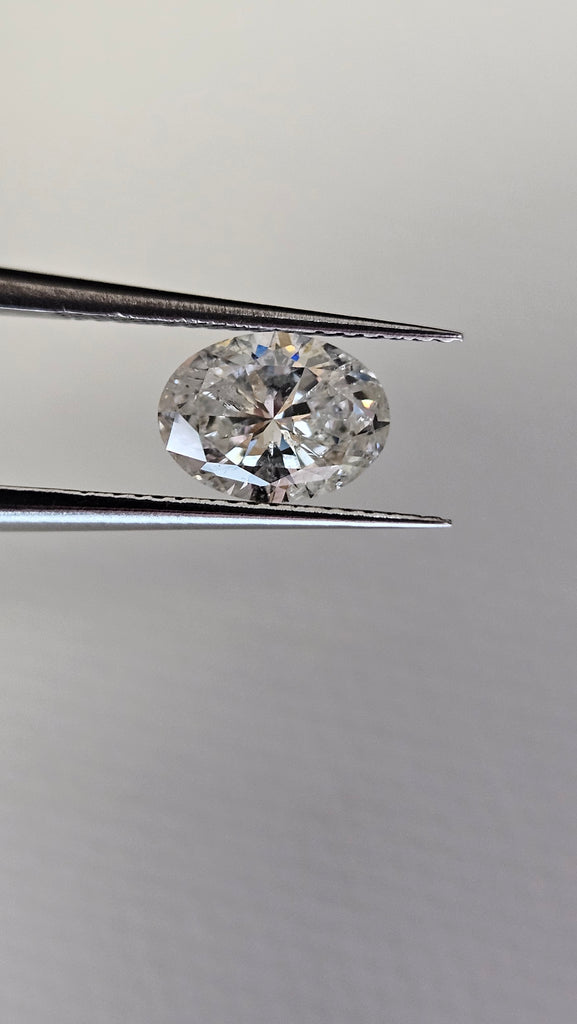 GIA 1.03 CT Oval Diamond, I, I2 -64