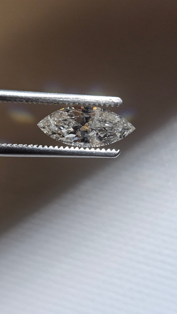 1.04 CT Natural Marquise Diamond, H-I I2