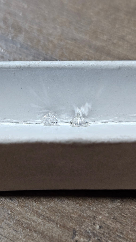 0.44 TCW Natural Old European Cut 2 Stones Non-Match H-I SI2