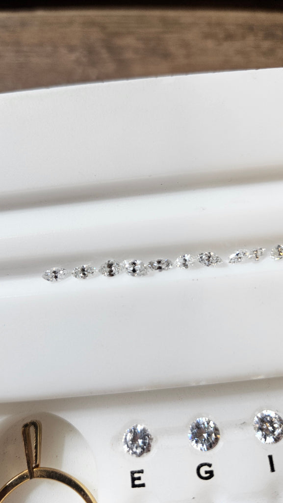 1.01 TCW Natural Marquise Cut Parcel White SI