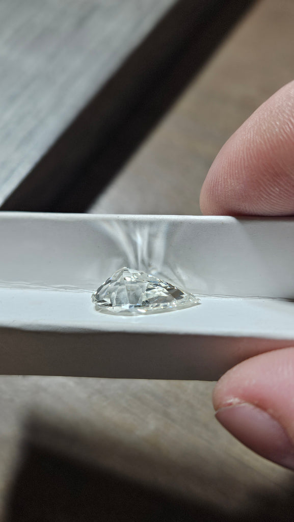 4.79 CT Natural Pear Shape Diamond H-I SI1