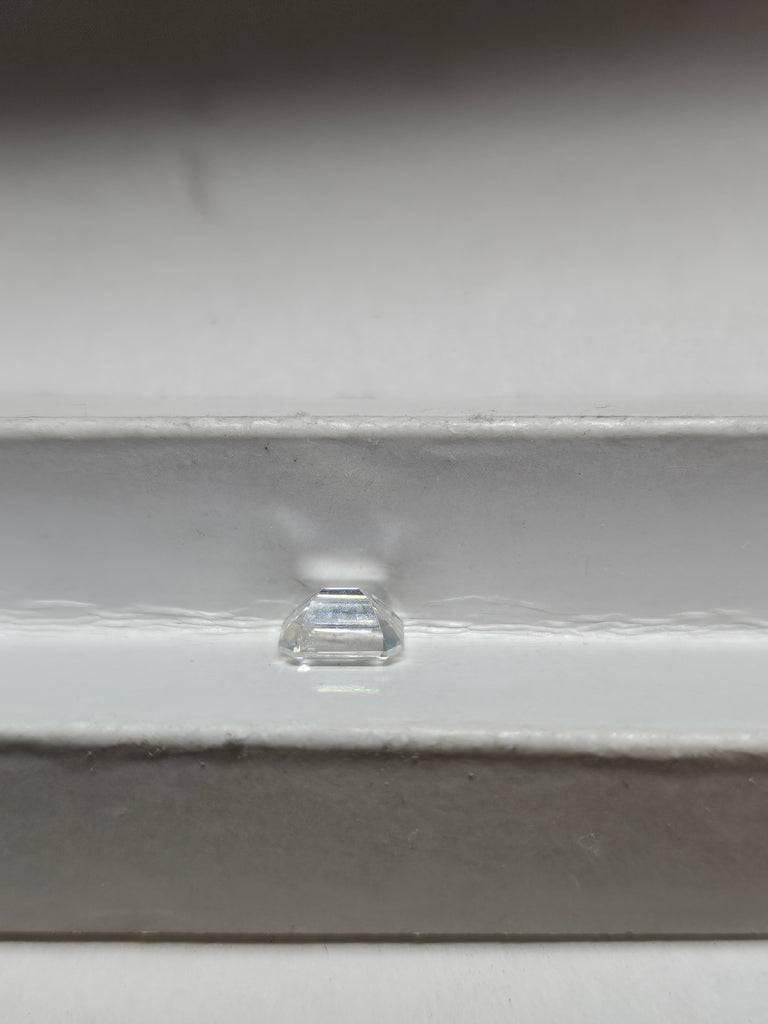 1.00 CT Natural Emerald Cut H-I SI Chipped