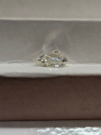 1.77 CT Natural Pear Cut Diamond Drilled KL I1