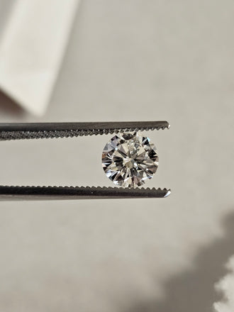 GIA 1.07 CT Round Diamond, H, SI2