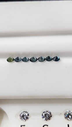 1.64 TCW Color Natural Treated Diamonds AVG 0.23