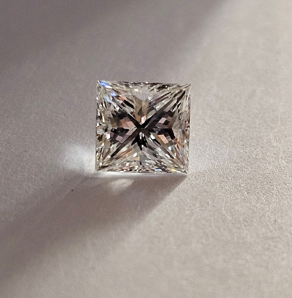 GIA 1.14 CT Natural Princess Cut H VVS2