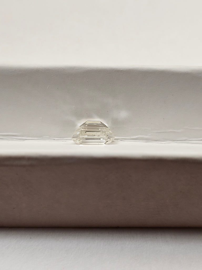 GIA 1.01 CT Emerald Diamond, K, SI2