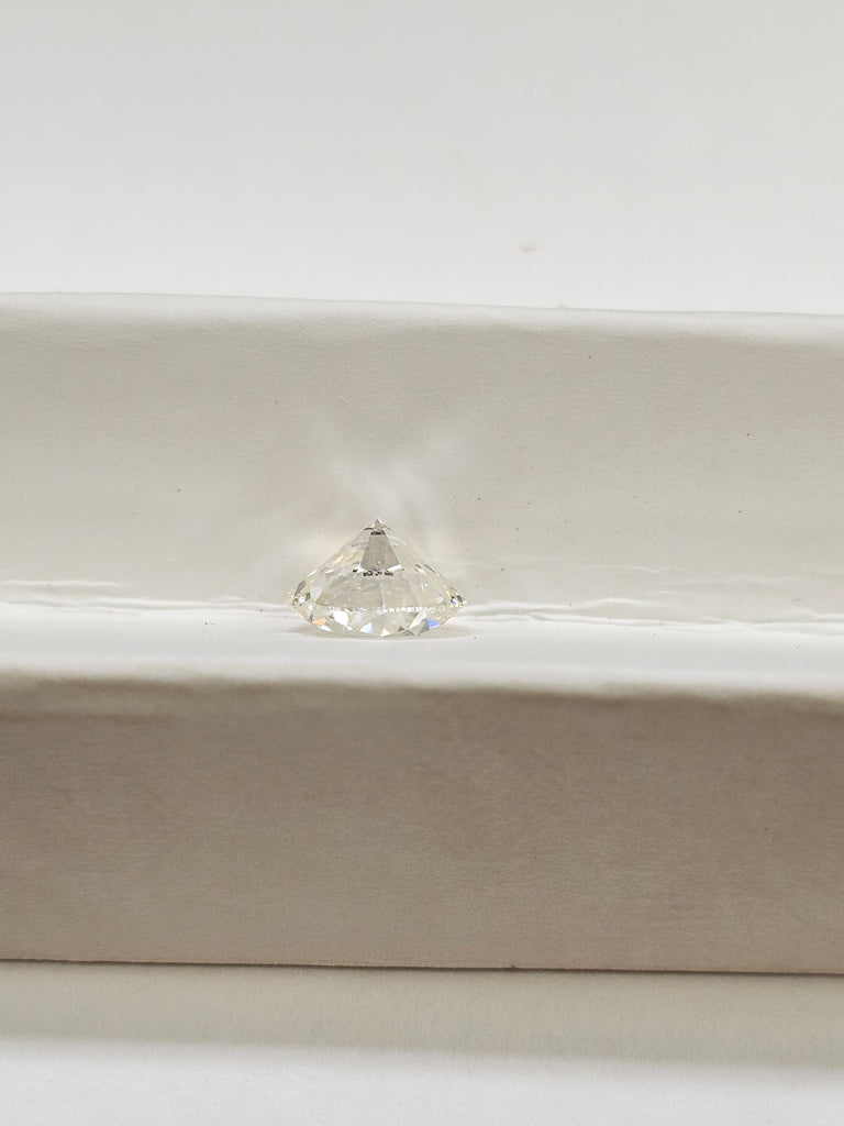 GIA 1.19 CT Natural Round Diamond, J, SI1