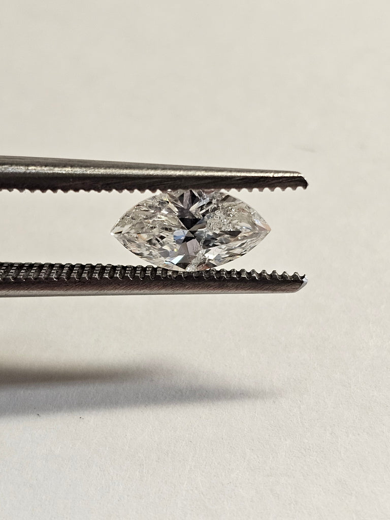 IGI 0.99 CT Natural Marquise Cut, G I1
