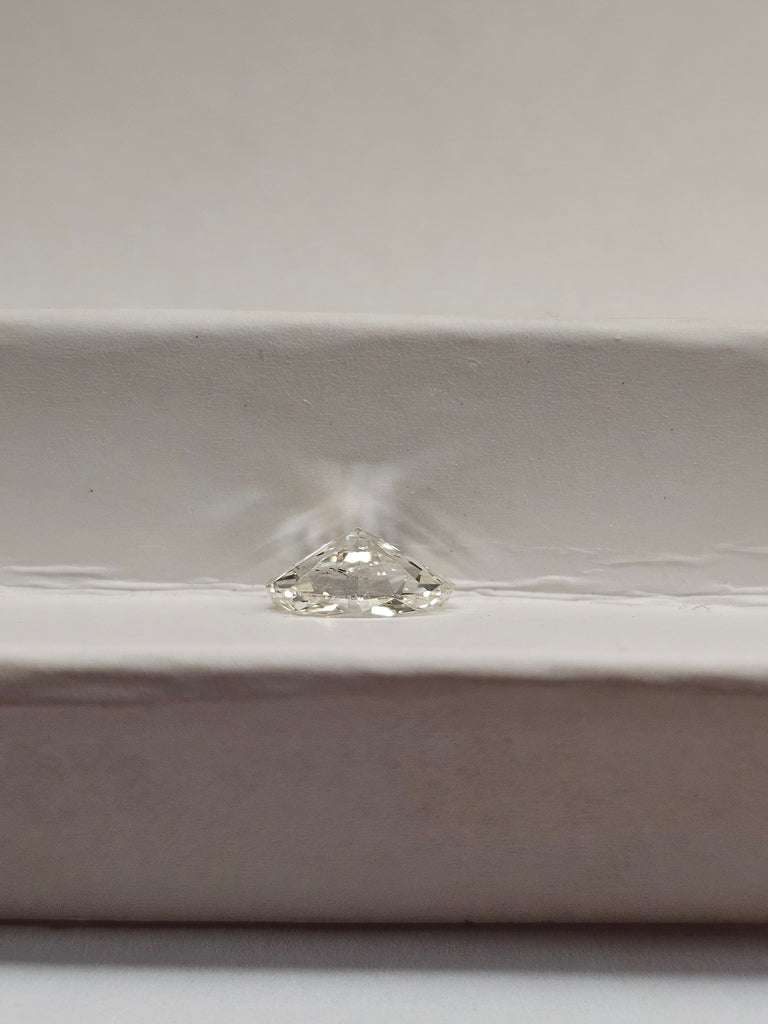 GIA 1.00 CT Natural Oval Brilliant Cut J SI2