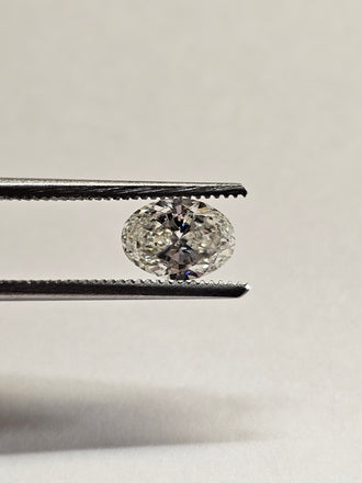 GIA 1.00 CT Natural Oval Brilliant Cut J SI2