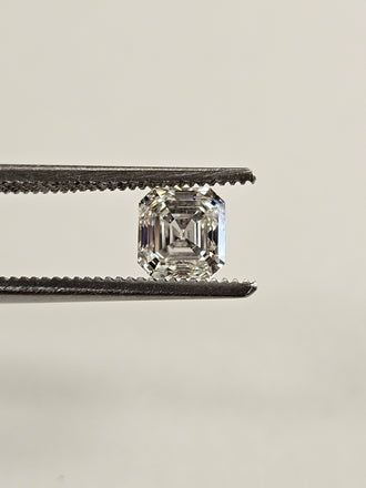 GIA 1.00 CT Natural Square Emerald Diamond, G, VS1