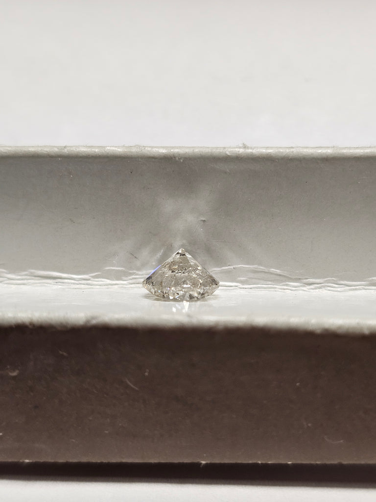 1.27 CT Natural Treated Round Brilliant J-K I2