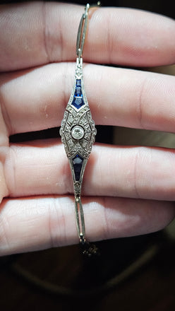 Antique Bracelet 7.1g 18k wg