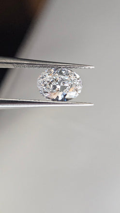 1.00 CT Natural Oval Cut EF SI1 Antique Cut
