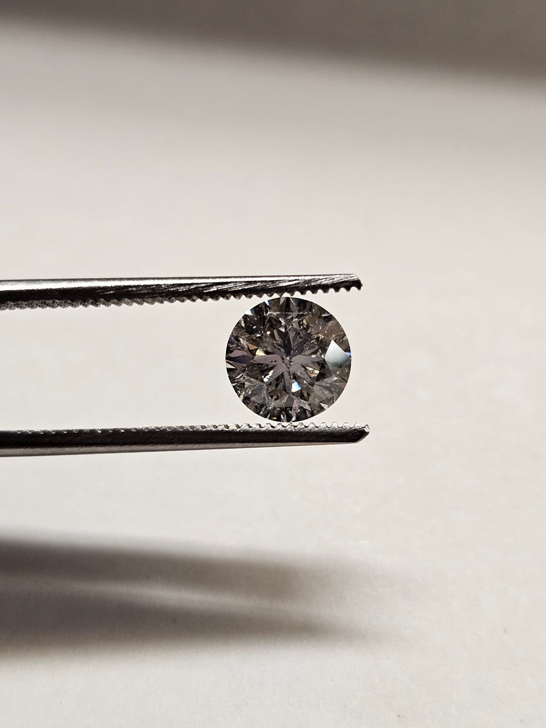 GIA 1.52 CT Natural Round Brilliant, G I1 -64