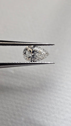 0.51 CT Natural Pear Shape F I1