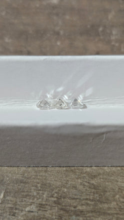 0.61 CTW 3 Natural Old Cuts SI1-SI2