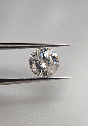 2.00 CT Natural Round Brilliant K-L I2 -70
