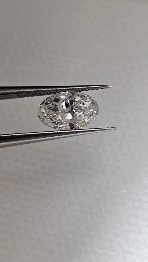 1.12 CT Natural Oval Cut H-I I2